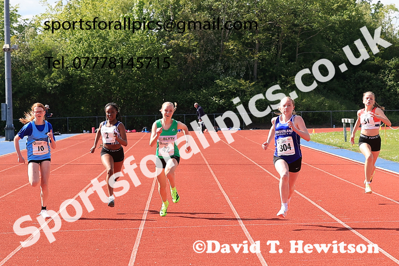100 metres, 2026 North Eastern Track and Field Champs, Shildon, County Durham. Photo: David T. Hewitson/Sports for All Pics